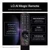 TV LG 55QNED85A3C 55 inch 4K QNED evo Smart TV, WebOS, Motion Pro, Wi‑Fi, Ethernet, DVB-T/T2, Black
