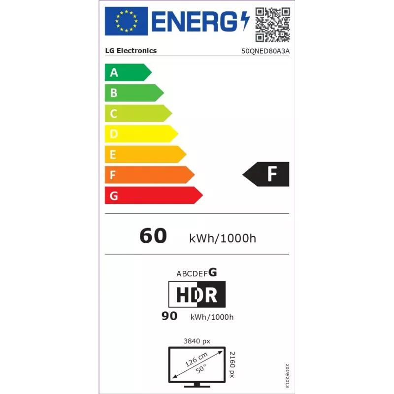 LG QNED 50QNED80A3A TV 127 cm (50 inch) 4K Ultra HD Smart TV Wi-Fi Black