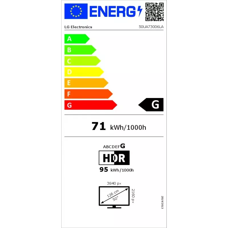 LG UHD AI 50UA73003LA 127 cm (50 inch) 4K Ultra HD Smart TV Wi-Fi Black