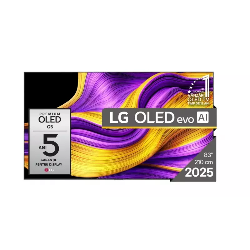 LG OLED evo AI OLED83G51LW TV 2.11 m (83 inch) 4K Ultra HD Smart TV Wi-Fi Black