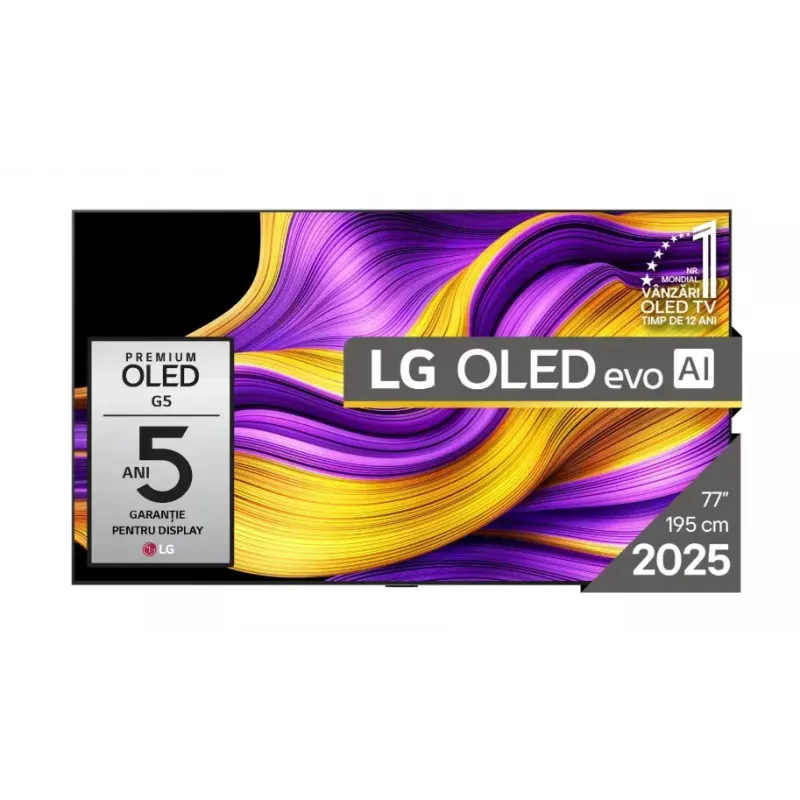 LG OLED evo AI OLED77G51LW TV 195.6 cm (77 inch) 4K Ultra HD Smart TV Wi-Fi Black