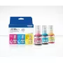 Ink bottles Brother BTD100CLVAL magenta, cyan, yellow — original colour ink, 5000 pages yield