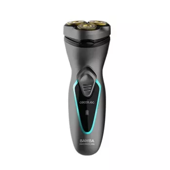 Cecotec 04199 Men's Shaver Rotation Shaver Trimmer Titanium 3D Head
