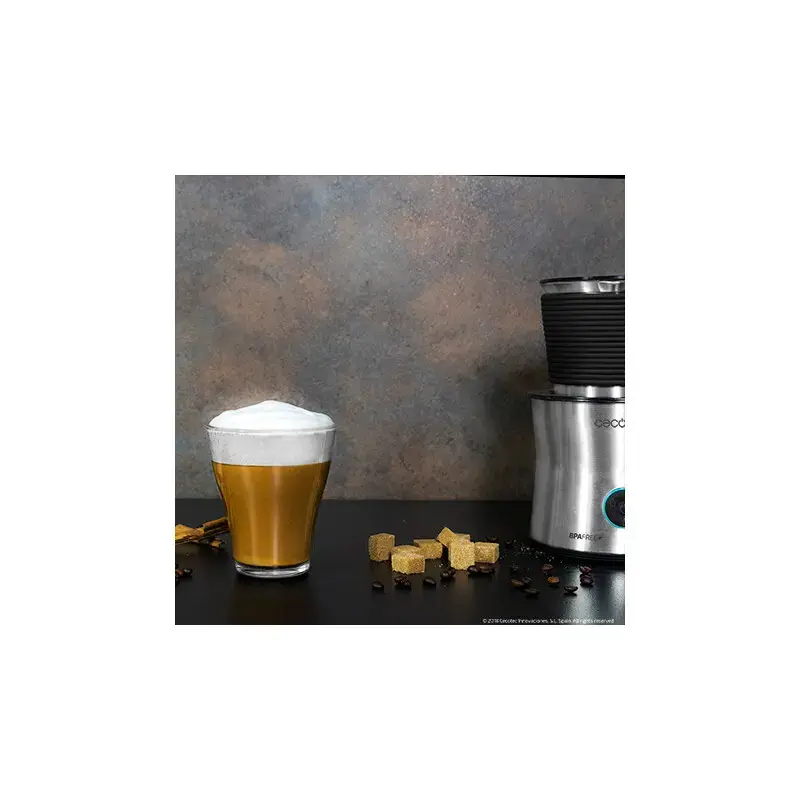 Milk frother/warmer CECOTEC 01518 — Automatic, 650 W, stainless steel bowl, silver