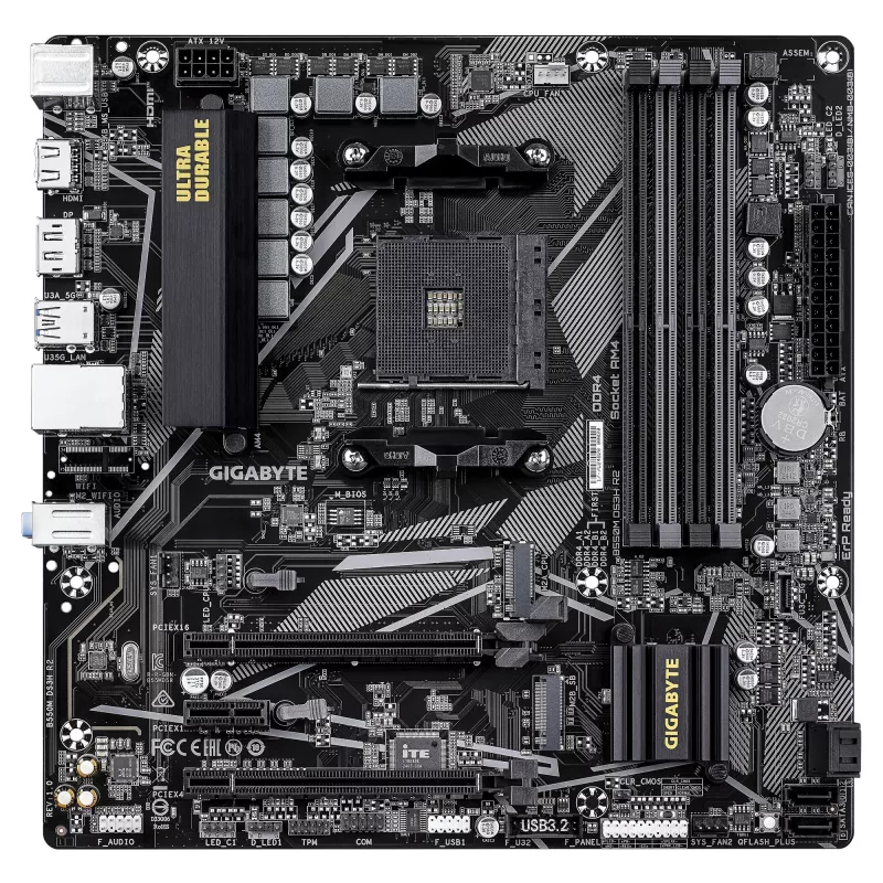 Motherboard GIGABYTE B550M DS3H R2, B550, Socket AM4, Micro ATX