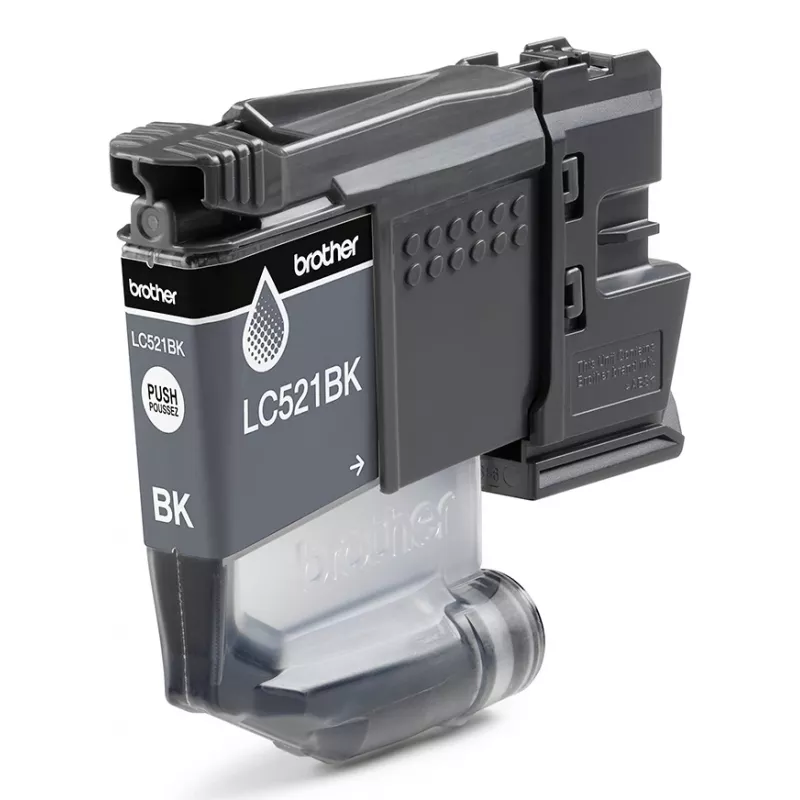 Brother LC521BK Genuine Ink Cartridge - Black