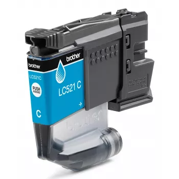 Brother LC521C Genuine Ink Cartridge - Cyan