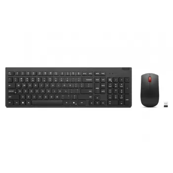 Wireless Keyboard and Mouse Combo Lenovo Essential 2.4 GHz — Full-size Russian/Cyrillic Keyboard, Optical Ambidextrous Mouse