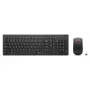 Wireless Keyboard and Mouse Combo Lenovo Essential 2.4 GHz — Full-size Russian/Cyrillic Keyboard, Optical Ambidextrous Mouse