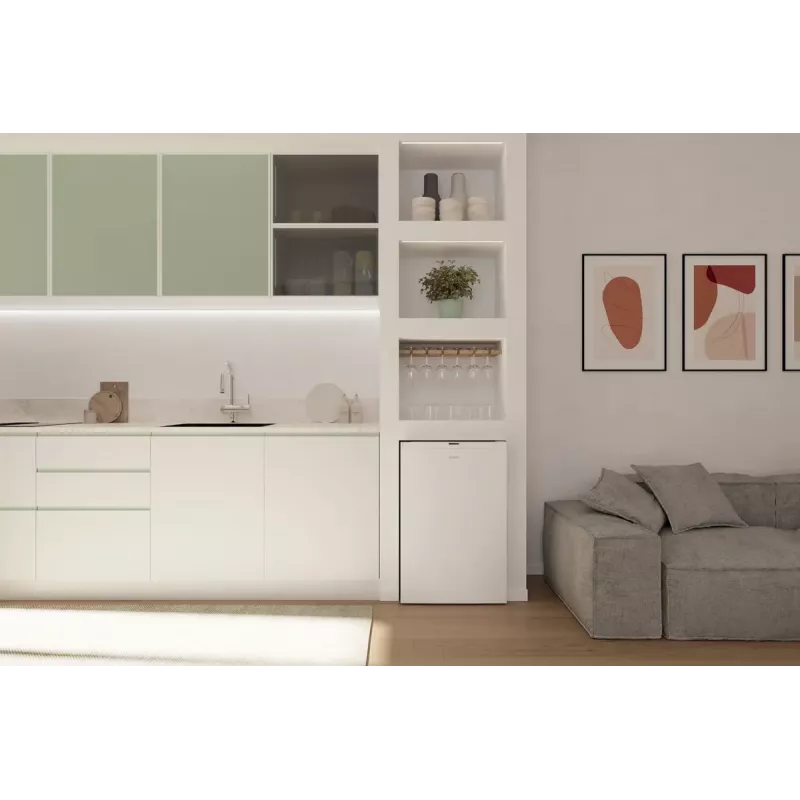 Candy CNOQ2S58EW combi-fridge Freestanding 114 L E White
