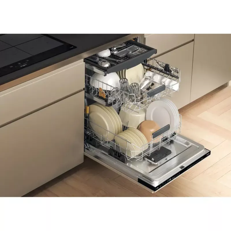 Built-in Dishwasher Whirlpool WH6IC16B4M6T0, 16 place settings, 44 dB