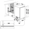 Built-in Dishwasher Whirlpool WH6IC11BS7LA0, 11 place settings, 41 dB