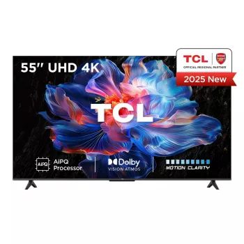 TV TCL 55 inch V6C 4K Ultra HD (3840x2160), DLED, Google TV, HDR10+ / Dolby Vision, 55 inch (139.7 cm), Direct-LED