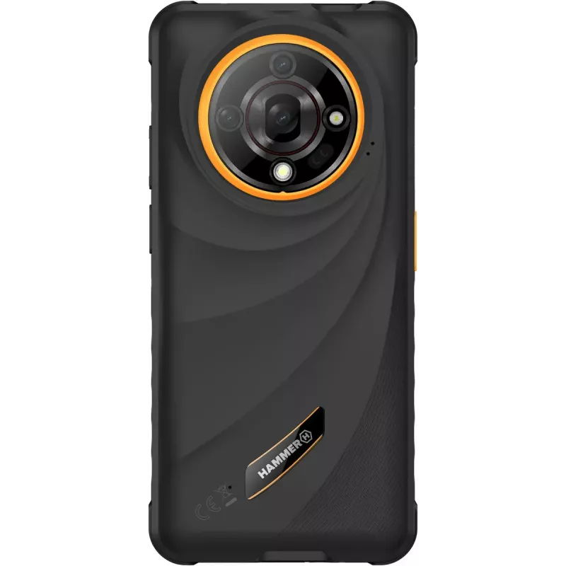 Smartphone Hammer Iron 6 — 6.56 inch IPS TFT, 128GB, 6GB RAM, Android 14, 4G, Black