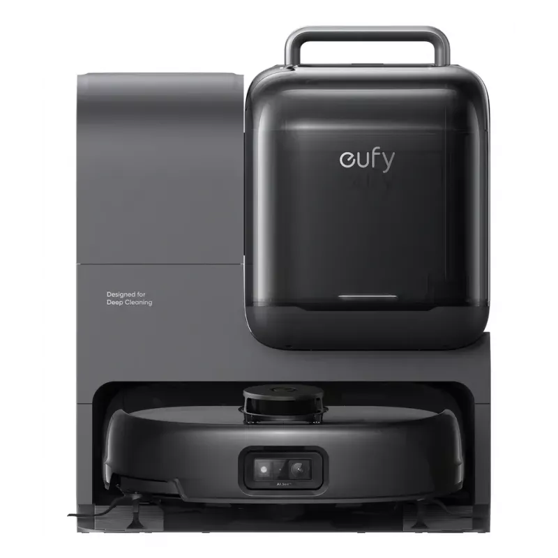Eufy Omni E28 T2352G11 robot vacuum and mop, 20000 Pa, 3 L dust capacity, all-in-one self-emptying station, black