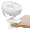 Clip-on Rechargeable Desk Fan Adler AD 7342 — 15.5 cm, 3 speeds, oscillation, 5 W