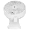 Clip-on Rechargeable Desk Fan Adler AD 7342 — 15.5 cm, 3 speeds, oscillation, 5 W