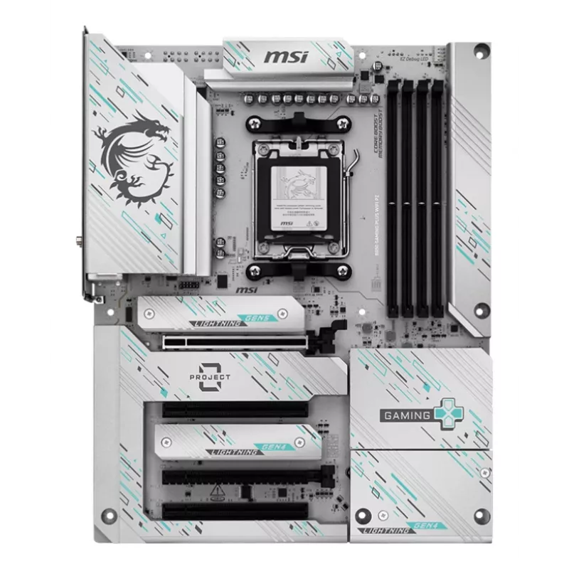 Motherboard MSI B850 GAMING PLUS WIFI PZ — AMD B850, Socket AM5, ATX, DDR5, 4x DIMM, 3x M.2, Wi‑Fi, Bluetooth