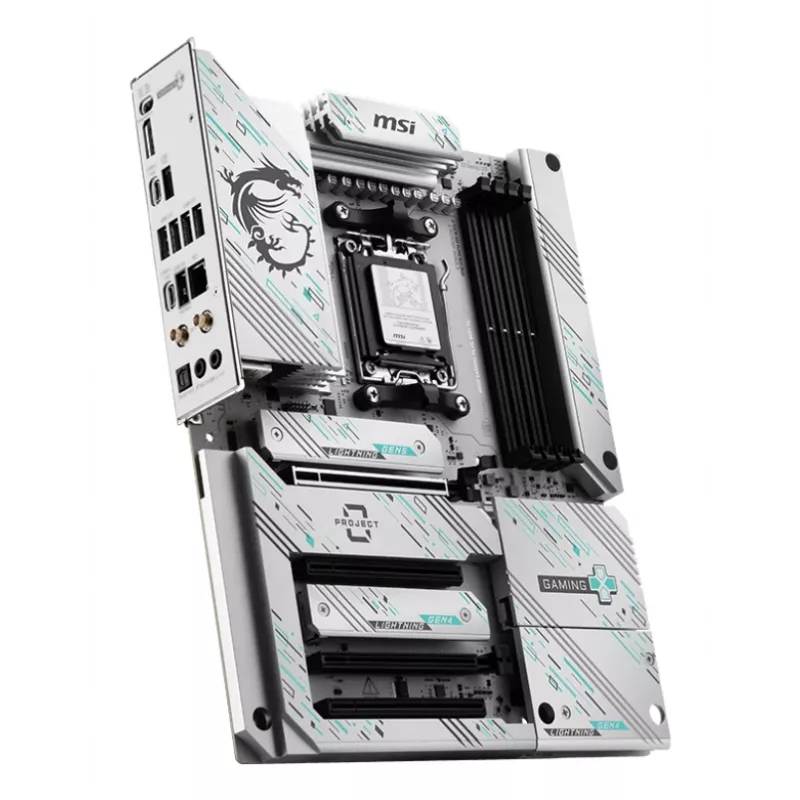 Motherboard MSI B850 GAMING PLUS WIFI PZ — AMD B850, Socket AM5, ATX, DDR5, 4x DIMM, 3x M.2, Wi‑Fi, Bluetooth