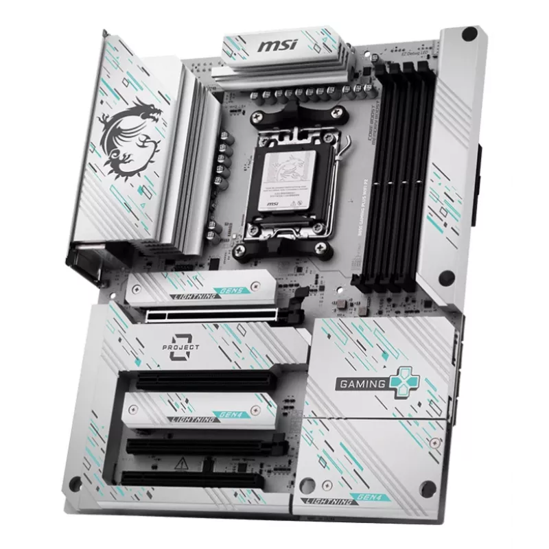 Motherboard MSI B850 GAMING PLUS WIFI PZ — AMD B850, Socket AM5, ATX, DDR5, 4x DIMM, 3x M.2, Wi‑Fi, Bluetooth