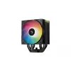 CPU air cooler DeepCool AG500 BK ARGB V2 — tower cooler for Intel and AMD sockets, stacked fin heatsink, ARGB lighting