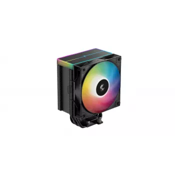 CPU air cooler DeepCool AG500 BK ARGB V2 — tower cooler for Intel and AMD sockets, stacked fin heatsink, ARGB lighting