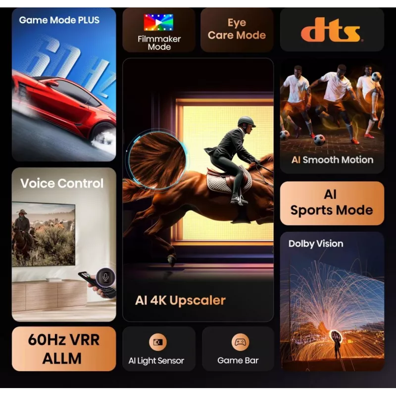 Hisense 85A6Q TV 2.16 m (85 inch) 4K Ultra HD Smart TV Wi-Fi Black 400 cd/m²