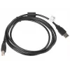 USB 2.0 cable LANBERG CA-USBA-11CC-0018-BK 1.8 m, USB A to USB B, black, 480 Mbps