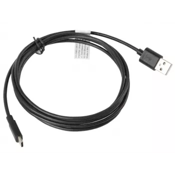 USB cable LANBERG CA-USBO-10CC-0018-BK USB 2.0, USB A (male) to USB C (male), 1.8 m, black