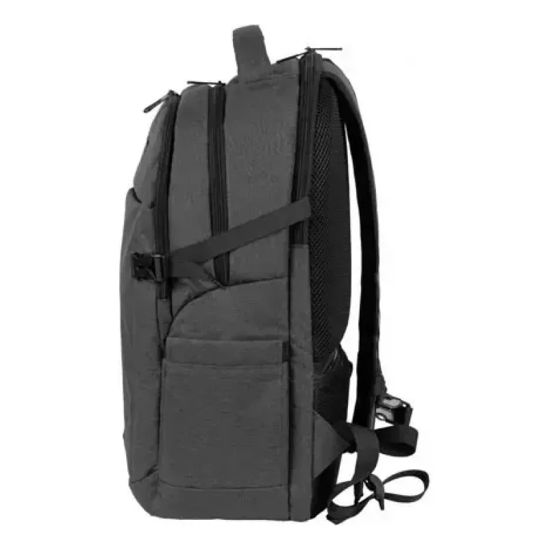 City backpack NATEC NTO-2226 — polyester, 160×325×465 mm, black/grey