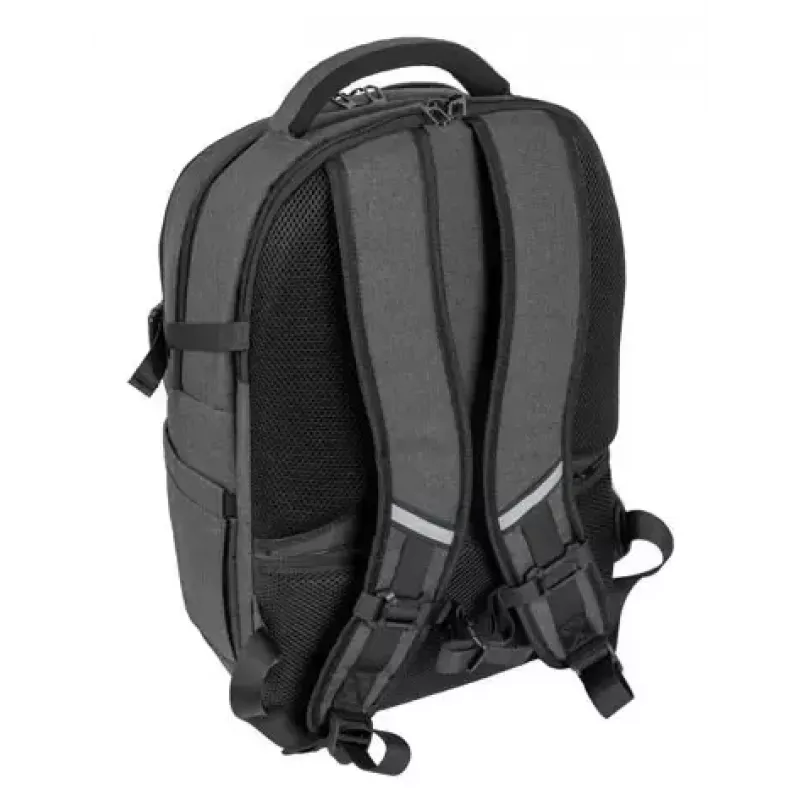 City backpack NATEC NTO-2226 — polyester, 160×325×465 mm, black/grey