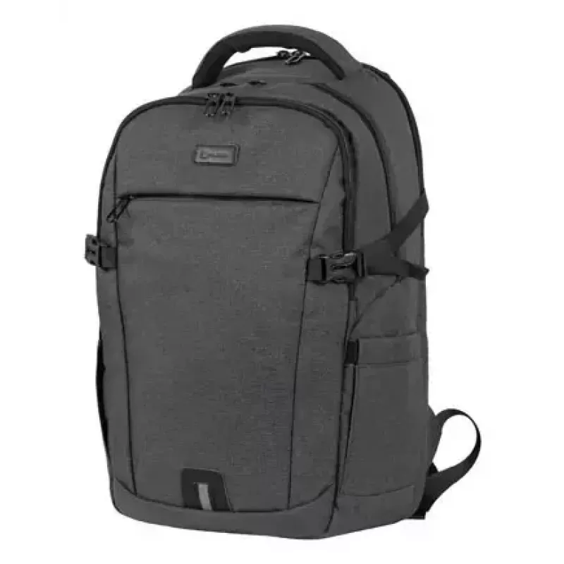 City backpack NATEC NTO-2226 — polyester, 160×325×465 mm, black/grey