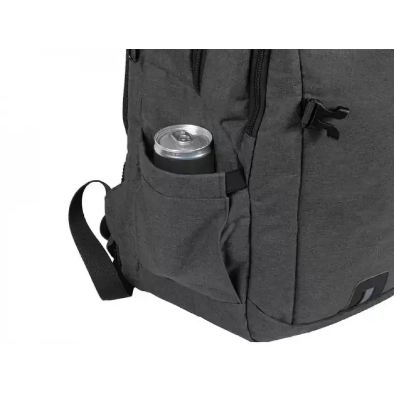 City backpack NATEC NTO-2226 — polyester, 160×325×465 mm, black/grey
