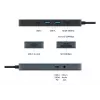 TARGUS Hyperdrive Flex 8 Port USB-c Hub (black)