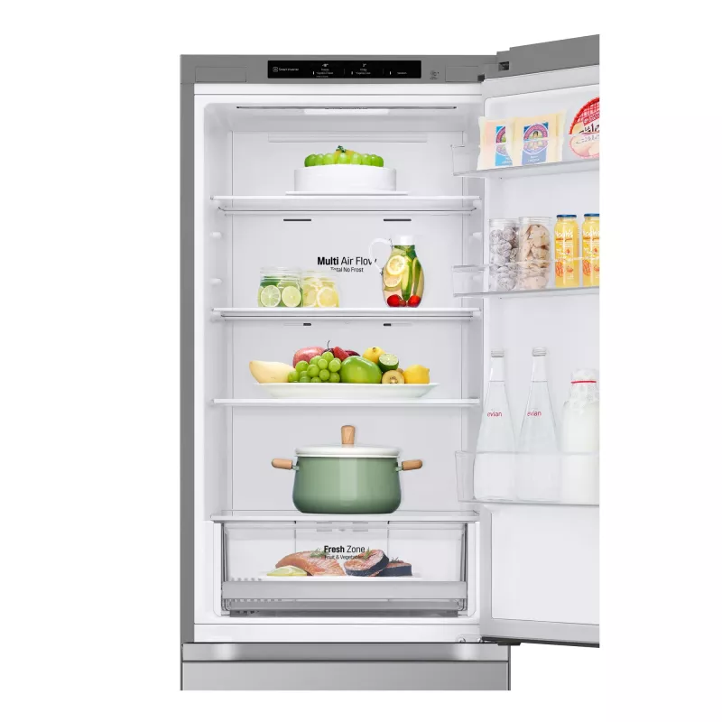 Fridge-freezer LG GBV21L0EPY, freestanding 344 L (234 L fridge / 110 L freezer), No Frost, Inverter, Silver