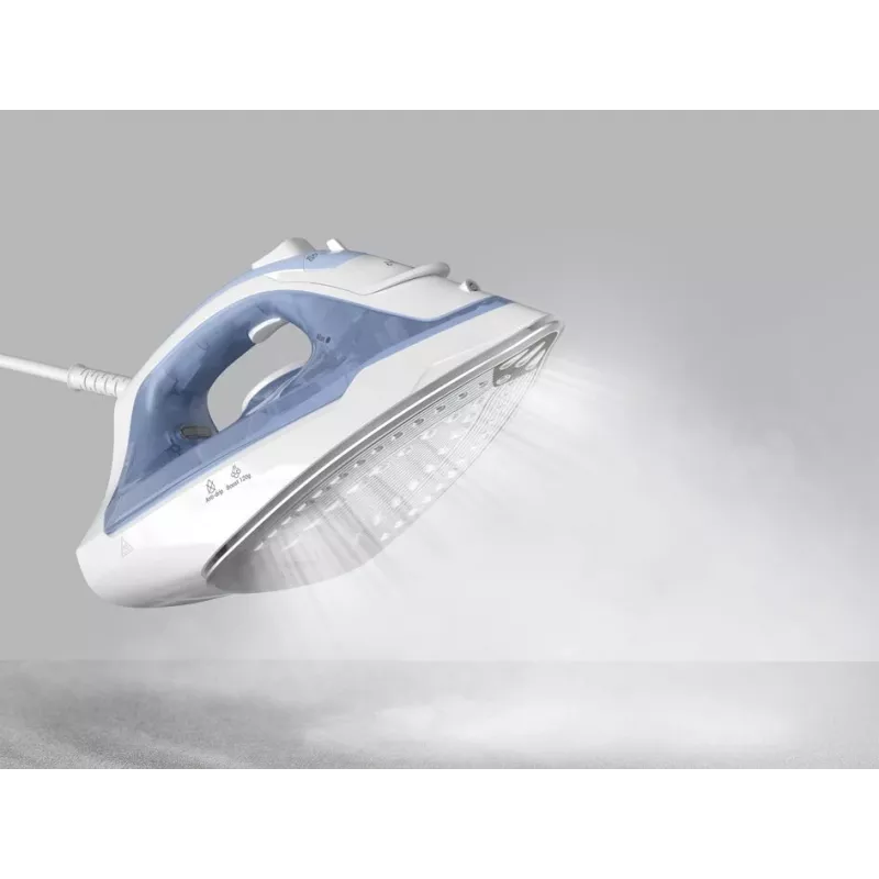 Tefal Virtuo 30 FV2C41E0 iron Dry & Steam iron Ceramic soleplate 2000 W Blue, White