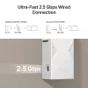 Network transmitter & receiver TP‑LINK BE3600 2882 Mbit/s, Dual‑band 2.4/5 GHz, 1× RJ‑45, White