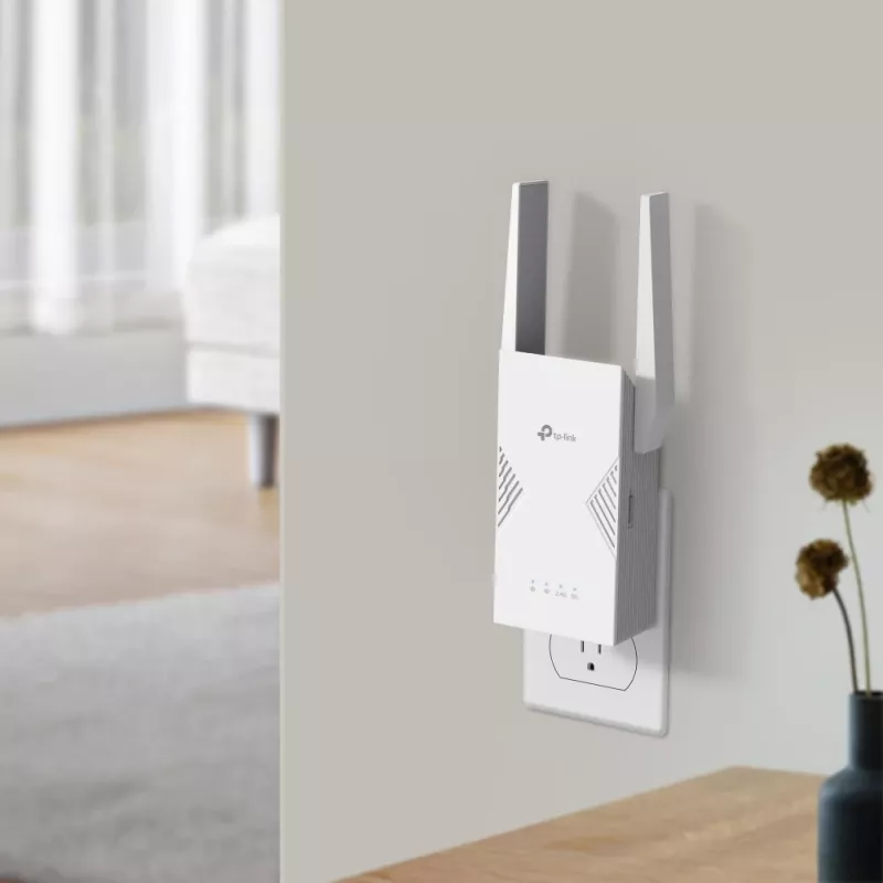 Network transmitter & receiver TP‑LINK BE3600 2882 Mbit/s, Dual‑band 2.4/5 GHz, 1× RJ‑45, White