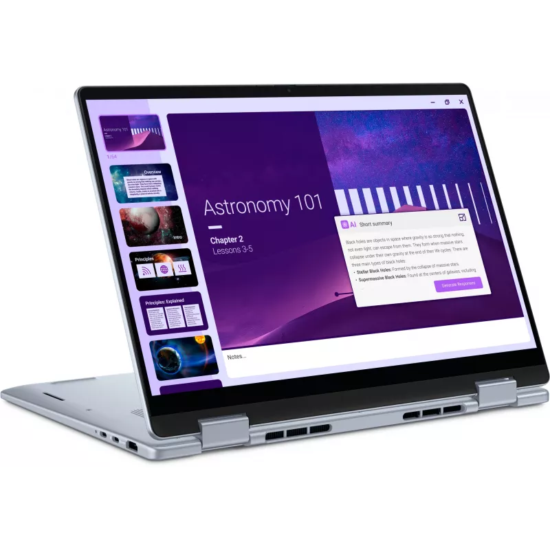 DELL 14 Plus 2-in-1 DB04250 Copilot+ PC Intel Core Ultra 9 288V Hybrid (2-in-1) 35.6 cm (14 inch) Touchscreen Full HD+ 32 GB LPDDR5x-SDRAM 1 TB SSD Wi-Fi 7 (802.11be) Windows 11 Pro Blue