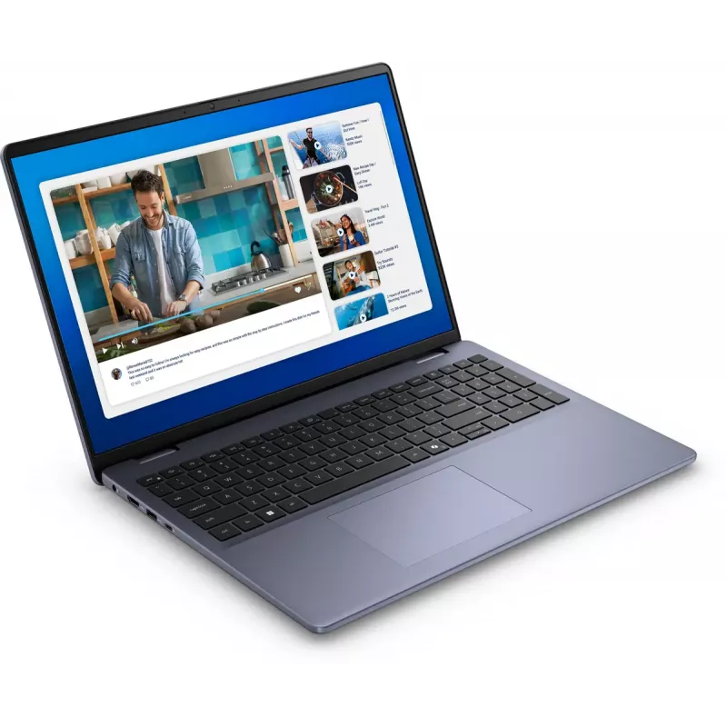 DELL DC16251 Intel Core 7 150U Laptop 40.6 cm (16 inch) Full HD+ 16 GB DDR5-SDRAM 512 GB SSD Wi-Fi 6E (802.11ax) Ubuntu Linux Blue
