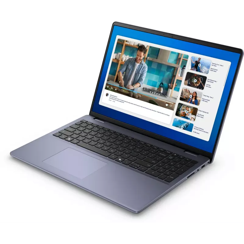 DELL DC16251 Intel Core 7 150U Laptop 40.6 cm (16 inch) Full HD+ 16 GB DDR5-SDRAM 512 GB SSD Wi-Fi 6E (802.11ax) Ubuntu Linux Blue