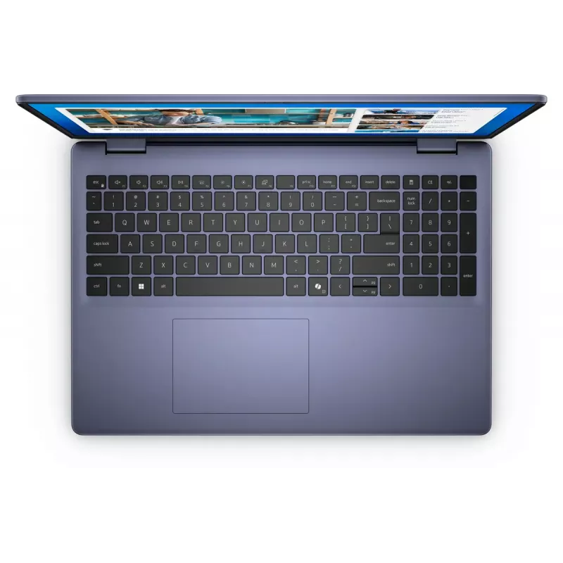 DELL DC16251 Intel Core 7 150U Laptop 40.6 cm (16 inch) Full HD+ 16 GB DDR5-SDRAM 512 GB SSD Wi-Fi 6E (802.11ax) Ubuntu Linux Blue