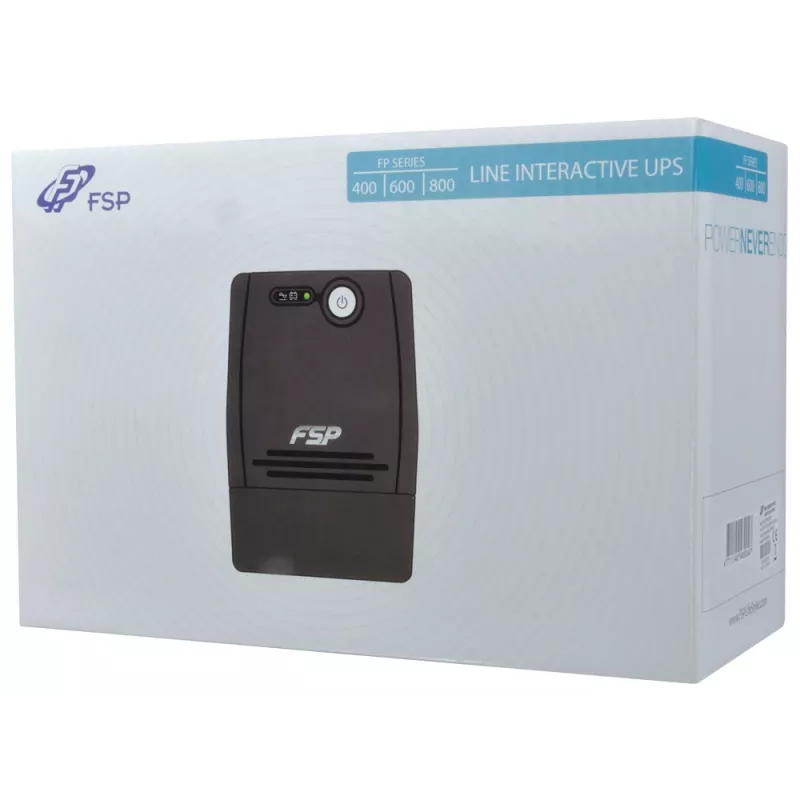 FSP FP 800 uninterruptible power supply (UPS) 0.8 kVA 480 W 2 AC outlet(s)