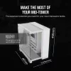 CORSAIR Pc Case - Icue Link 6500x RGB Mid-tower Dual Chamber White