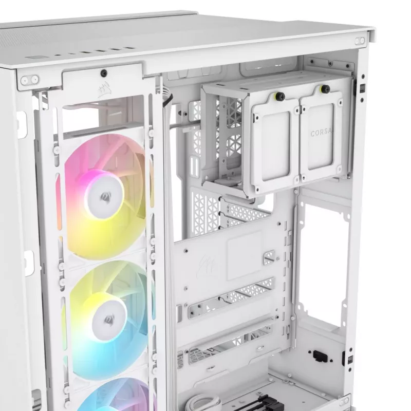 CORSAIR Pc Case - Icue Link 6500x RGB Mid-tower Dual Chamber White