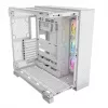 CORSAIR Pc Case - Icue Link 6500x RGB Mid-tower Dual Chamber White