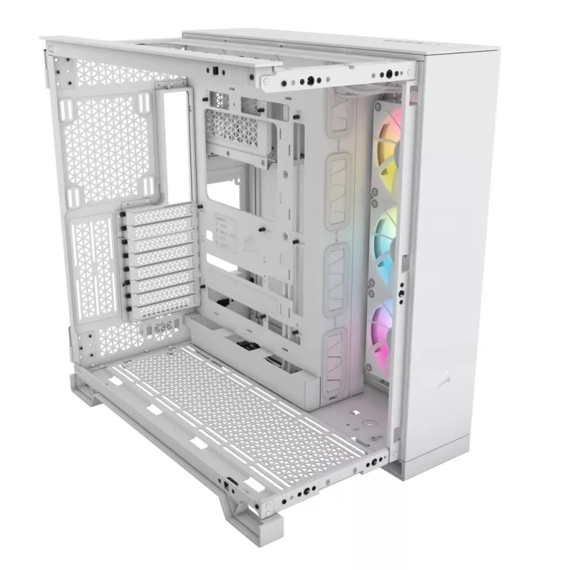 CORSAIR Pc Case - Icue Link 6500x RGB Mid-tower Dual Chamber White