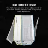 CORSAIR Pc Case - Icue Link 6500x RGB Mid-tower Dual Chamber White