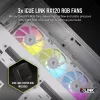 CORSAIR Pc Case - Icue Link 6500x RGB Mid-tower Dual Chamber White