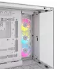 CORSAIR Pc Case - Icue Link 6500x RGB Mid-tower Dual Chamber White